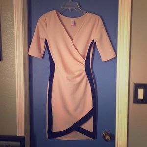 Asymmetrical Blush Pink Dress